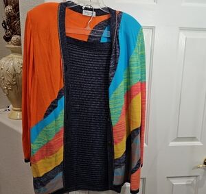 Stizzoli Multicolor Striped Cardigan
